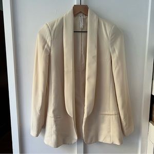 MURAL white slouchy boyfriend blazer